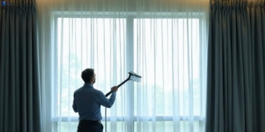 Commercial curtain steam cleaning service rosehill-nsw hotels offices
